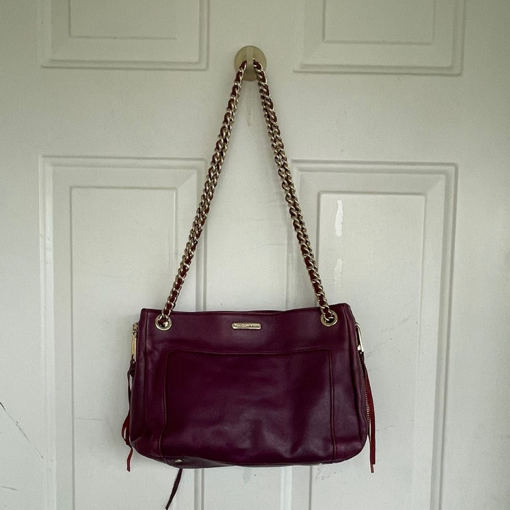 Rebecca Minkoff Swing Shoulder Bag Eggplant Color Bag